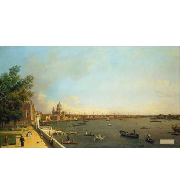 The Thames From Somerset House Terrace Towards The City