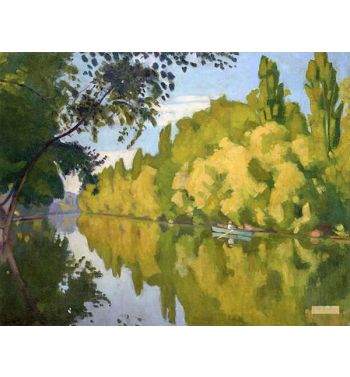 La Varenne Saint Hilaire, A Boat, 1913