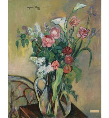 Bouquet Dans Un Vase De Crystal