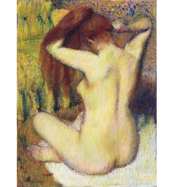 Woman Combing Her Hair II
