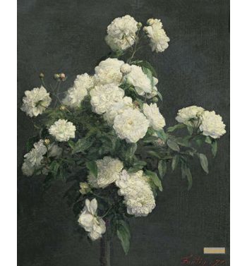 Still Life Of White Peonies, 1870