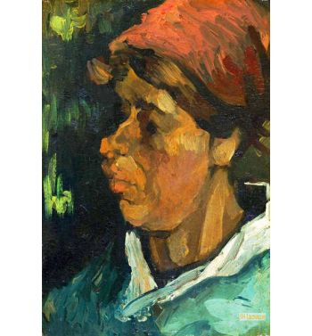 Head Of A Peasant Woman With Cap