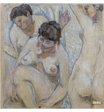 Three Female Bathers with a Rose