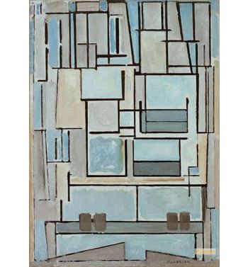 Composition No Vi, Composition 9, Blue Facade