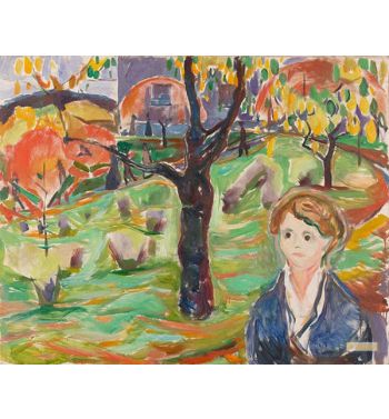 Young Woman In The Garden, 1916