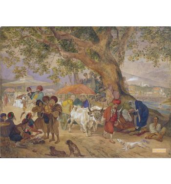Sweet Water Springs Near Constantinople 1849
