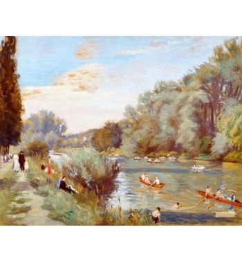 Rowing Boats On A River 1931