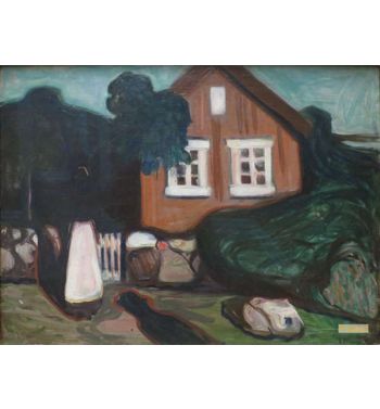 House In Moonlight, 1893