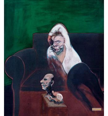 Reclining Man with Sculpture