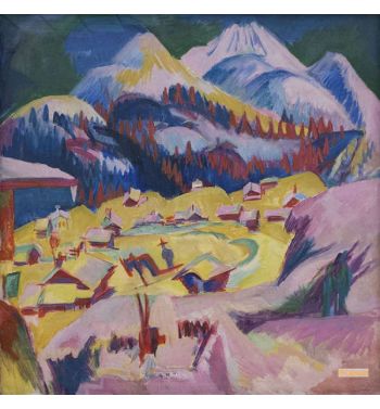 Frauenkirch During The Winter, 1918 1919