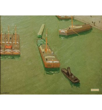 Barges, Ourcq Canal