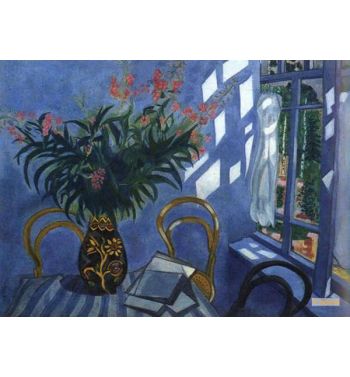 Interior With Flowers 1918