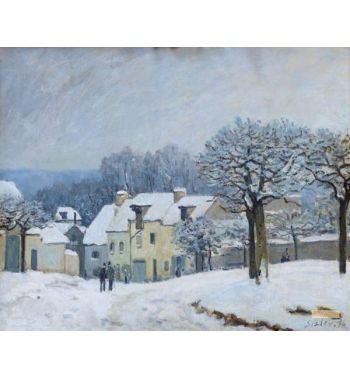 The Place Of The Kennel At Marly Le Roi Snow 1876
