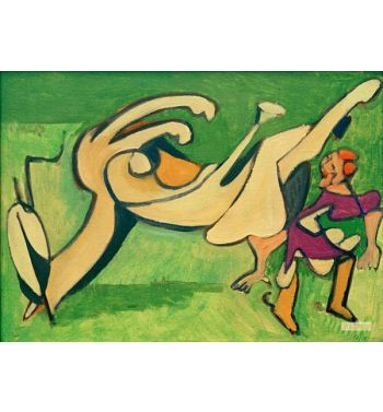 Rider With Fallen Horse