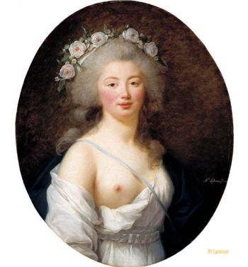 Portrait Of A Young Lady As Flora