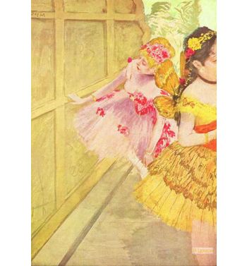 Dancers Behind A Backdrop