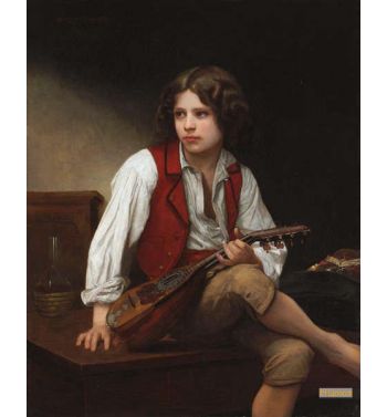 Italian With A Mandolin, 1870