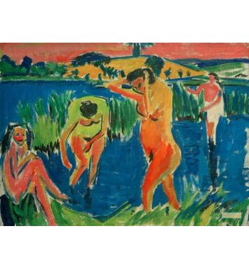 Four Bathers
