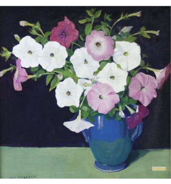 Still Life with a Jug of Petunias