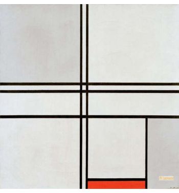 Composition Gray Red