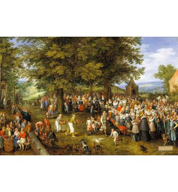 Wedding Banquet Presided Over By The Archduke And Infanta Ca 1612