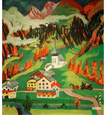 Frauenkirch In The Autumn