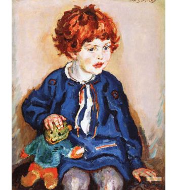 Child With Teddy Bear, C, 1930