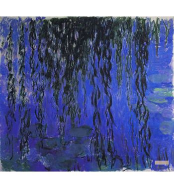 Water Lilies And Weeping Willow Branches 1916-1919