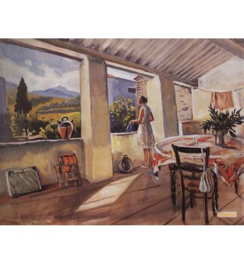 Terrace In Collioure 1930