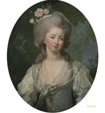 Portrait Of Ernestine Frederique Princess Of Croy
