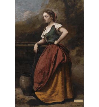 Jeune Femme A La Fontaine