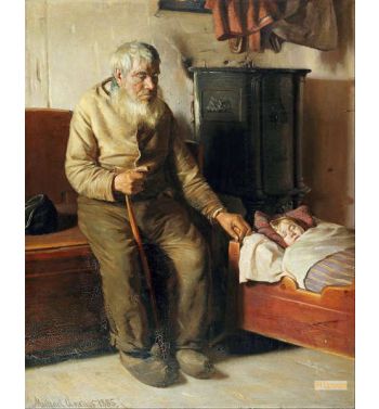 Blind Kristian Minding A Child
