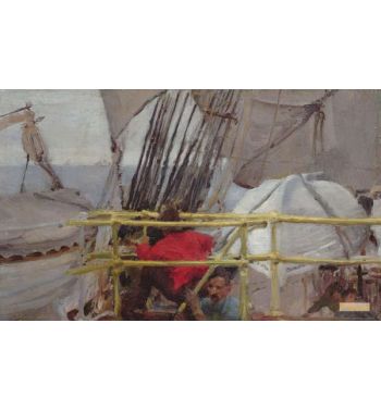 On Board The Sailing Ship Roman Emperor