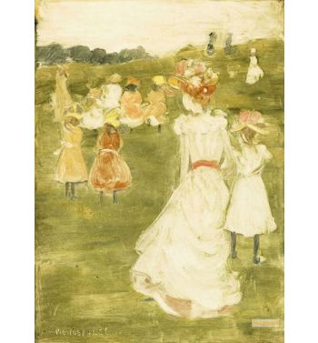 Figures In The Park, c1895 97