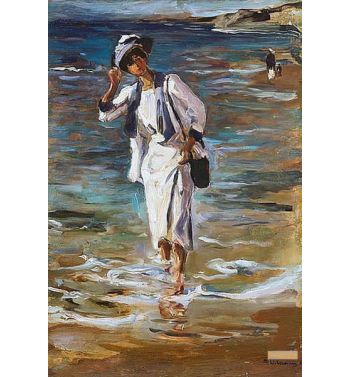 Woman On The Beach 1908