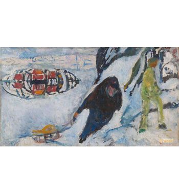 Uphill With A Sledge, 1910S