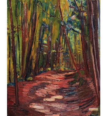 Herbstlicher Waldweg