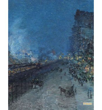 Sixth Avenue El Nocturne 1894