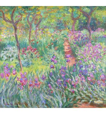 The Iris Garden At Giverny 1899-1900