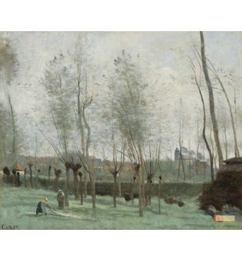 Washerwomen In A Willow Grove 1871