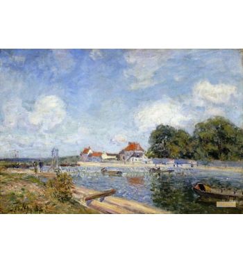 The Weir On The Loing At Saint Mammes