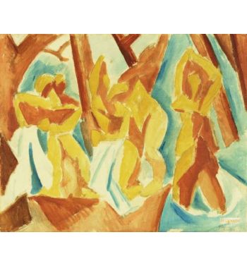 Bathers In A Forest 1908