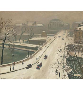 The New Bridge Under The Snow