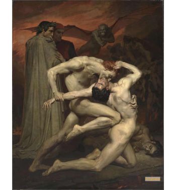 Dante And Virgil In Hell, 1850