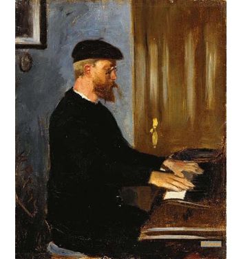 Wilhelm Peters At The Piano