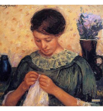 Woman Sewing