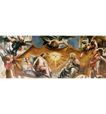 Gonzaga Family In Adoration Of The Holy Trinity Up Panel 