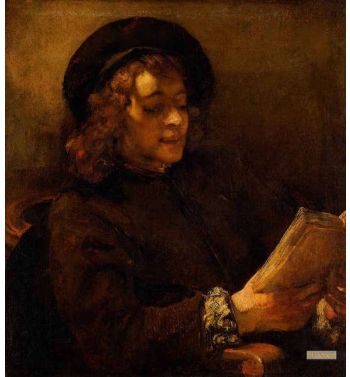 Titus Van Rijn The Artist's Son Reading