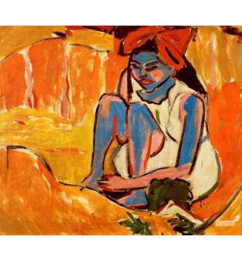 The Blue Girl In The Sun