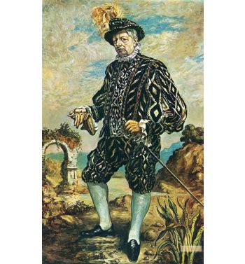 Self Portrait in Black Costume